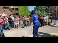 Windy City Times Jamie Frazier at protest at gay Progress bar 6-2-19