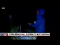 Storms bring hail flooding to West Michigan