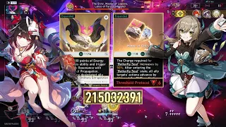 Qingque Sparkle 200 Million Damage with Propagation Boundary Full Run - Ordinary X7 Divergent