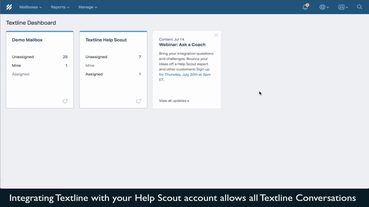 Textline Tutorial: Help Scout Integration