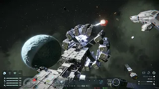 Space Engineers - 300RPM rotating large railgun assembly AWT script