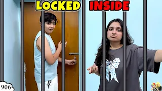 LOCKED INSIDE | Ep 906 | Family Life Comedy Vlog | Aayu and Pihu Show