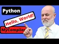 Python Fundamentals How to write a Hello World program on MyCompiler Hello World in Python