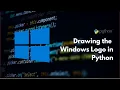 Drawing the Windows logo in Python