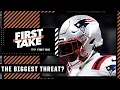 The Patriots are CLEARLY the biggest threat to the Chiefs - Kimberley Martin First Take
