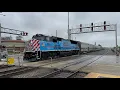 Metra Milwaukee District - West Rush Hour Horn Action Galewood 24