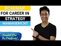 Strategy Management How to Become A Strategy Manager in 2026 Salary Skills Job Role Companies