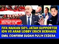 Download Lagu FIFA NAIKAN 50% JATAH TIKET SUPPORTER IDN VS ARAB LOBBY ERICK BERHASIL❗EMIL CONFIRM PULIH CEDERA