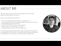Personal Website with React - Making an About Me Section Part 1