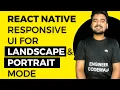 React Native Responsive UI for Landscape Portrait Mode In Hindi Engineer Codewala