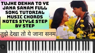 Download Tujhe Dekha To yah Jana Sanam || Full Song Tutorial Step by Step || MP3