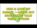 Unix Linux git commit -amend not recognizing valid vimrc options