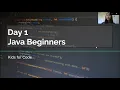 Kids for Code - Java Beginners Eclipse Tutorial