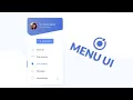 IONIC 5 Modern looking menu - UI design