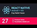 React Native Tutorial Bangla Part 27 Core Component Button