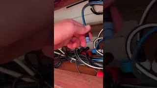 Trying to fix our auto pilot at sea… #sailing #family #sailinglife #viral