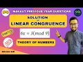 Solution of Linear Congruence part 2 Application of Congruence Number Theory Discrete Maths