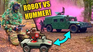 Airsoft Robot VS Hummer (The Lost Footage)