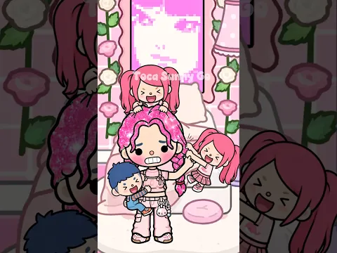 I take care My 3 Siblings #tocaboca #tocalifeworld #shorts