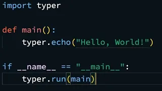 Build Python CLI Apps With Typer Arguments Options and Commands
