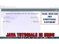 Java Tutorial In - Character char Boolean And Conditional Statment Java if else