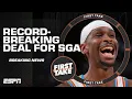 Download Lagu BREAKING 🚨 Thunder sign SGA to richest annual salary in NBA history 💰| First Take