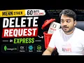 Day - Delete request in Express Mern Stack Tutorial For Beginner in Hindi