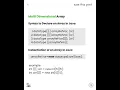 Core Java - Java Array