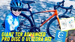 Download GIANT TCR ADVANCED PRO DISC 0 ULTEGRA DI2 ‼️ ELECTRONIC SHIFTER || Etube shimano ❓ MP3