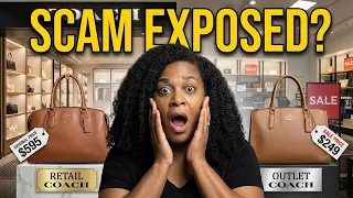Don t Get Scammed Coach Retail vs Outlet Bags Explained Price Quality Materials