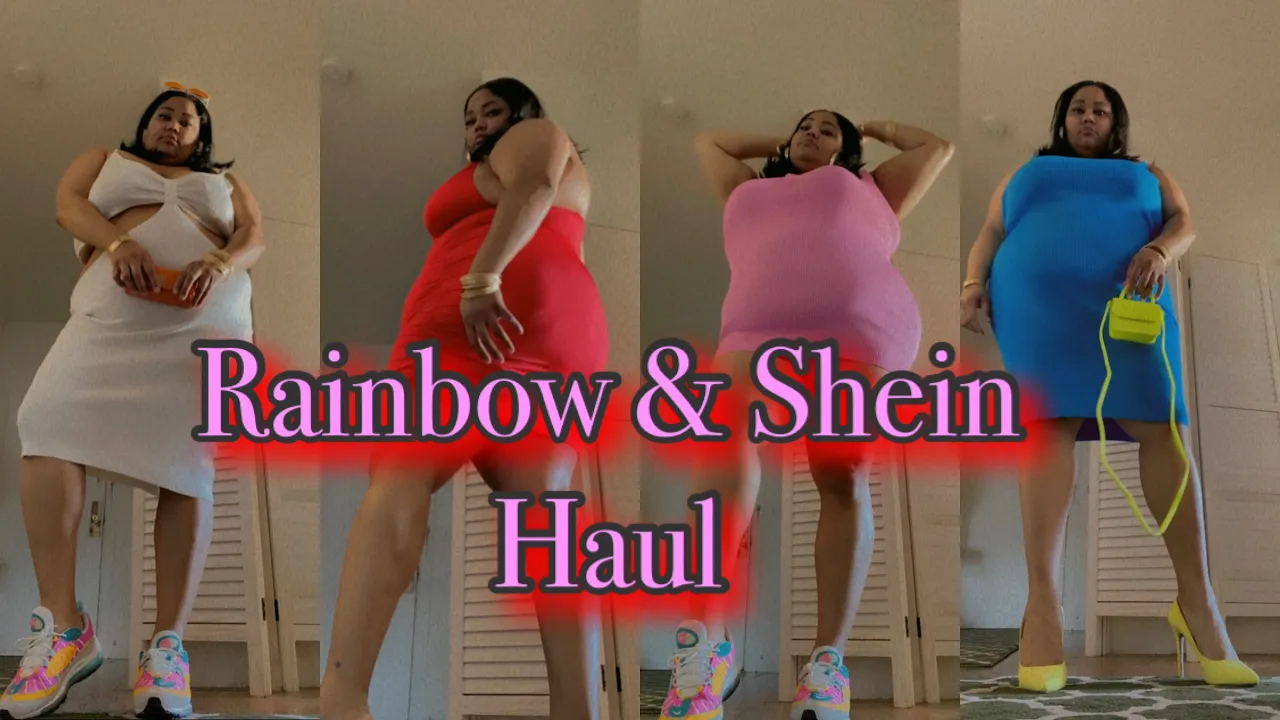 Plus Size 3x Rainbow vs Shein Haul