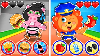 Liam Family USA | Police teach healthy eating habits | Family Kids Cartoons