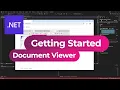 Getting Started Document Viewer ASP NET Core C