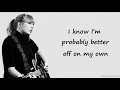 Taylor Swift - Better Man ft. Little Big Town (Lyrics)