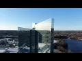 Mohegan Sun Hotel and casino drone footage in 4K Dec 25 2018
