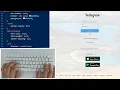ASMR Programming - Instagram Login Page Clone