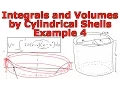 Integrals and Volumes by Cylindrical Shells Example 4