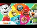 Learn the Colors of the Rainbow w PAW Patrol Top Wing Blaze Color Games Nick Jr