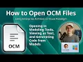 How to Open OCM Files Object Class Model