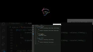 Easy colorful loader animation using html and CSS