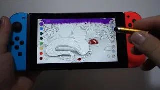 Coloring Book Nintendo Switch gameplay