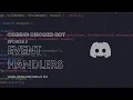 Events Handler EPISODE 2 Discord JS v14