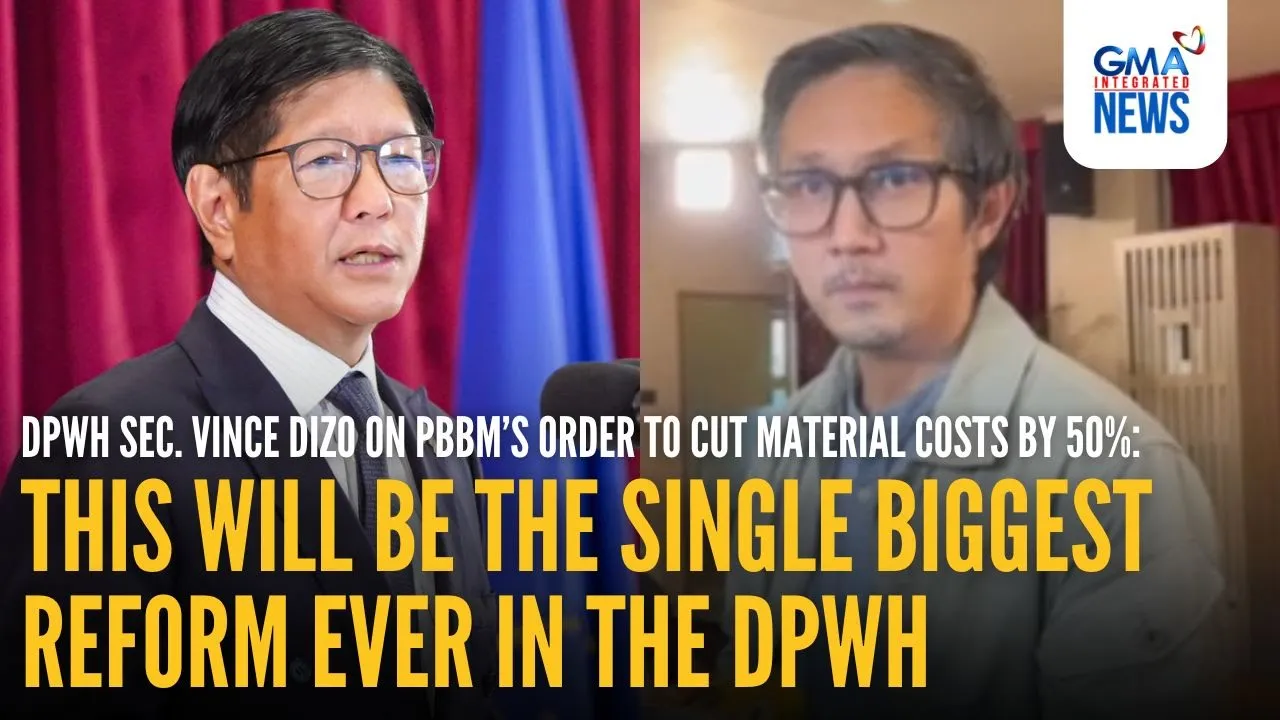 Outline Video PBBM’s order to cut construction material costs by 50%... | GMA Integrated News