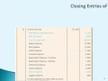 Adjust Close Accounts of a Merchandiser