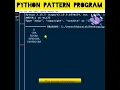 52 To Print Alphabet Pattern Program In Python Python Programming
