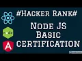 HackerRank Node JS Certification Basics Recipe problem