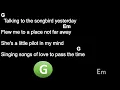 Songbird - Oasis - Chords