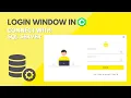 Login Form in C Windows Form Application using SQL database SQL Server