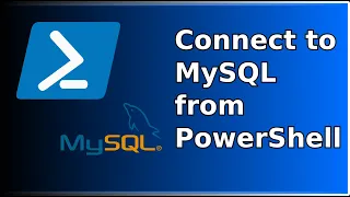 Connecting Powershell to MySQL