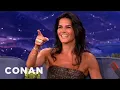 Angie Harmon Researches The Ways Of Real Men CONAN on TBS